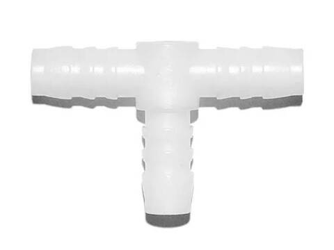 Trójnik plastikowy paliwa T na wąż 10x10x10mm