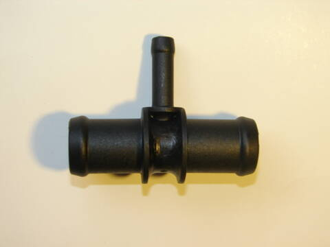 Trójnik plastikowy T na wąż 25x14x25mm Pa6