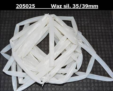 Wąż silikonowy transparentny spożywczy 35-39 mm