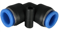 Szybkozłącze tekalanu kolanko plastikowe ID.8 mm
