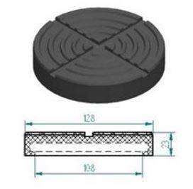 Podkład gumowy łapy podnośnika fi. 128 mm