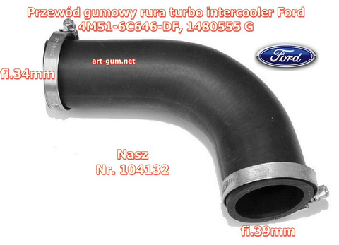 Wąż turbo FORD FOCUS, C-MAX 1.8TDCI 4M51-6C646-DF