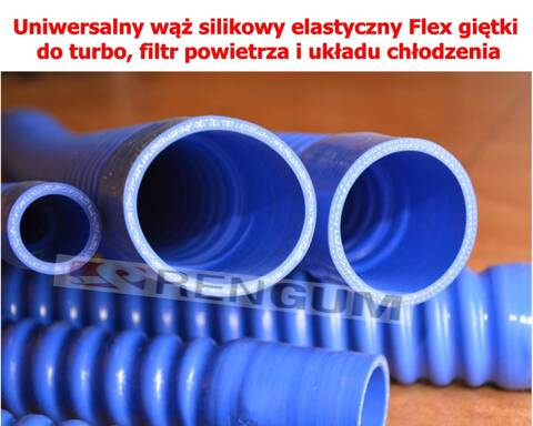 Wąż silikonowy elastyczny Flex fi.35mm x370mm