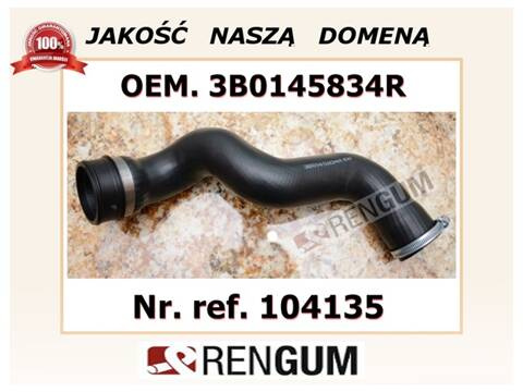 Wąż turbo AUDI SUPERB PASSAT 1.9TDI 3B0145834R
