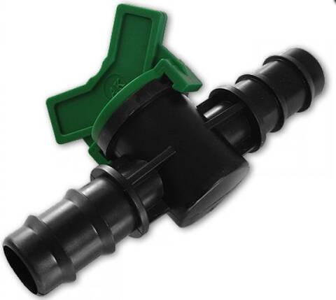 Zawór plastikowy do węży 25 x 25 mm 104 mm POM
