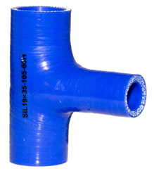 Trójnik silikonowy T-Piece 63-32-63 mm L=105 mm