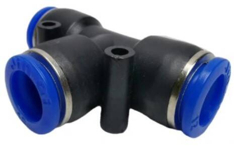 Szybkozłącze tekalanu trójnik plastikowy ID.6 mm