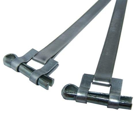 Opaski taśmowe z zawleczką 420 mm x 9 mm 100 szt