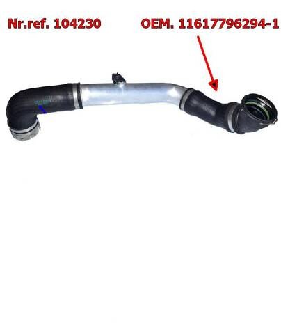 Rura turbo BMW 5 E60 535D 05-10 11617796294-1