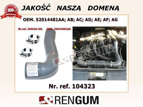 Wąż turbo JEEP Grand Cherokee 3.0D 10- 52014481