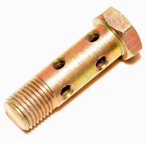 Śruba drążona M14x1,5mm L-45mm dodatkowy gwint