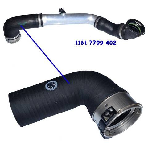 Rura turbo BMW 5 E60-E61 535D 11617799402-2