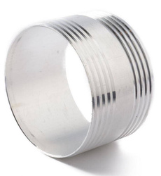 Łącznik dwójnik aluminiowy na wąż 110 mm dł- 80 mm