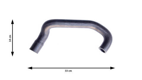 Przewód chłodnicy wody fi.31-25mm L-500 mm