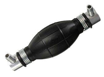 Pompka Gumowa gruszka 2x katowa  8mm Włoska