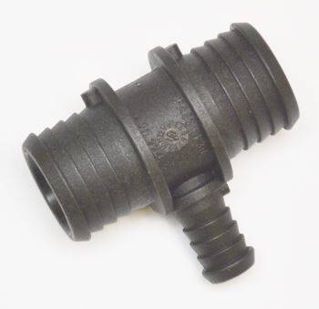 Trójnik plastikowy T na wąż 22x10x22 mm Pa6