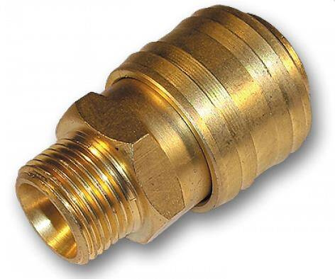 Szybkozłącze Gwint Zewnętrzny 1/4" Mosiądz