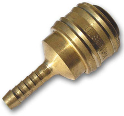 Szybkozłącze mosiądz typ 26 na wąż 10 mm
