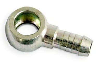 Końcówka oczkowa paliwa fi 14 na wąż fi 10 mm