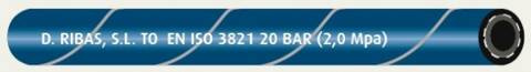 Wąż gumowy do tlenu ID.8-15mm 2MPa EN 3821