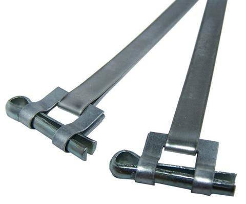 Opaska taśmowa z zawleczką 9mm x 190mm W1 10szt