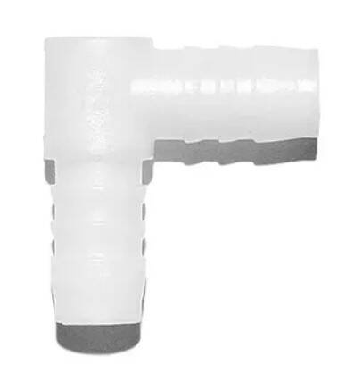 Kolanko plastikowe na wąż paliwa fi.12mm POM