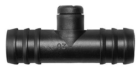 Złączka plastikowa do węży 20mm z odpowietrzeniem