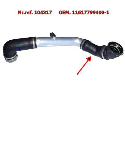 Rura turbo BMW 5 E60-E61 530D 11617799400-1