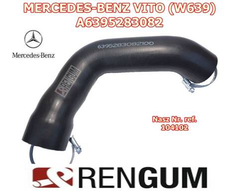 Rura turbo MERCEDES VITO W639 6395283082