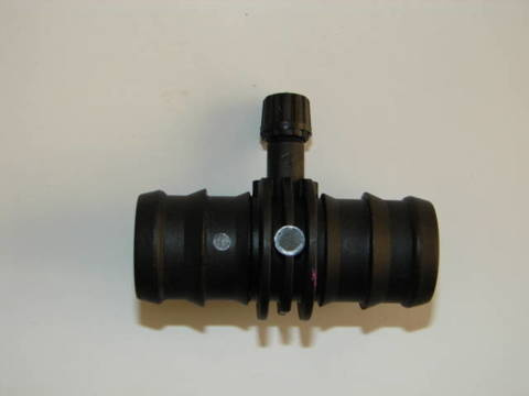 Trójnik plastikowy T na wąż 22x8x22mm Pa6