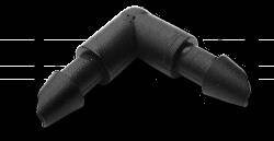 Kolanko plastikowe na wąż fi.4mm lekkie