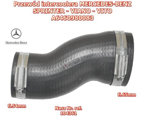 Rura turbo SPRINTER VITO VIANO 2.2CDI A6460980083