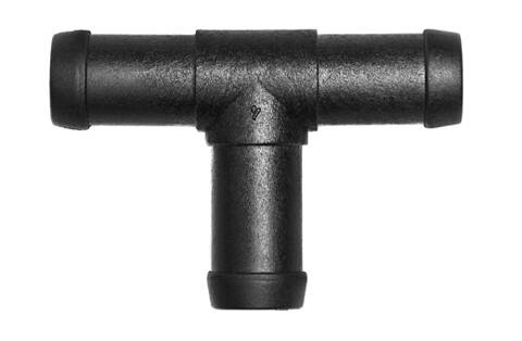 Trójnik plastikowy T na wąż 16x16x16mm