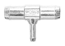 Trójnik aluminiowy T na wąż 19x8x19mm T
