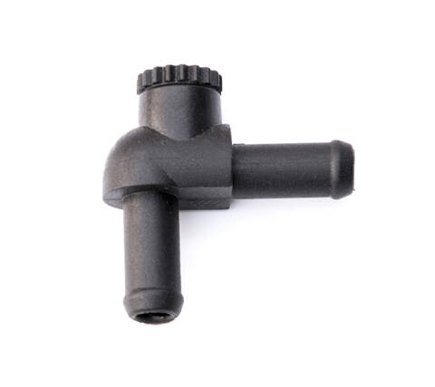 Kolanko plastikowe do węży z odpowietrzeniem 11mm