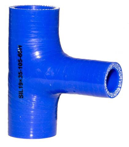 Trójnik silikonowy T-Piece 63-32-63 mm L=105 mm
