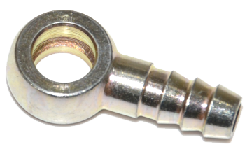 Końcówka oczkowa paliwa fi 10 na wąż fi 7-8 mm