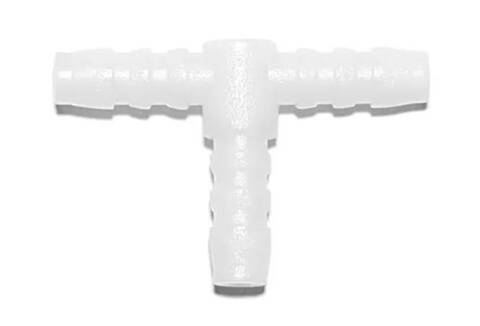 Trójnik plastikowy paliwa T na wąż  5x5x5mm POM