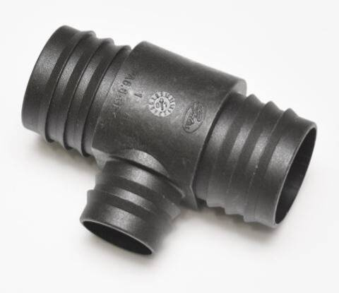 Trójnik plastikowy T na wąż 35x25x35mm Pa6