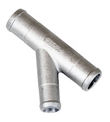Trójnik aluminiowy Y 135° na wąż 20x16x20 mm