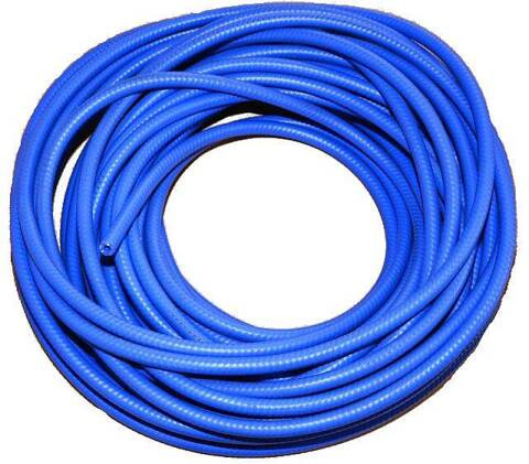 Wąż silikonowy zbrojony niebieski -50+230°C 6-14mm