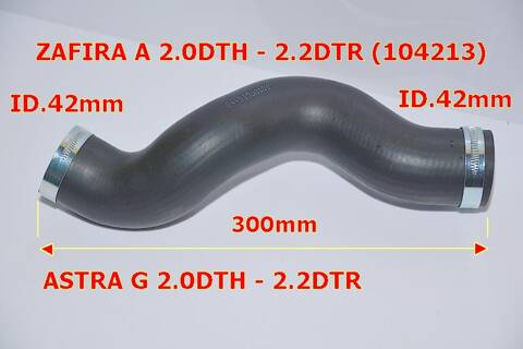 Rura turbo ZAFIRA A ASTRA G 2.0D 98-09 24451330