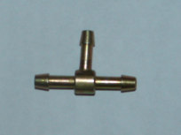 Trójnik metalowy T na wąż  4x4x4mm