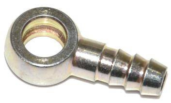 Końcówka oczkowa paliwa M8 na wąż fi 6 mm