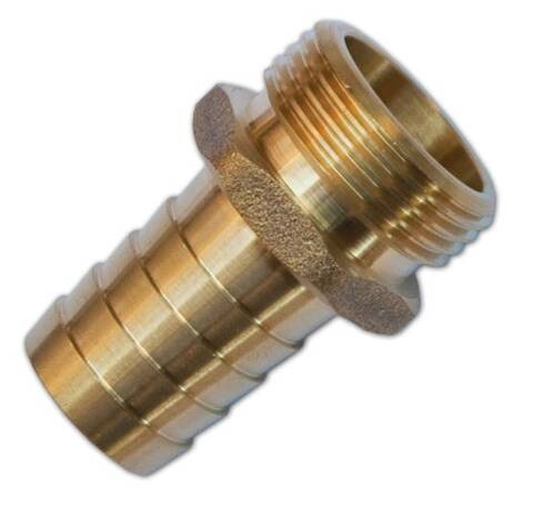 Nypel mosiądz na wąż fi 13 mm GZ 1/2"