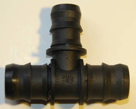 Trójnik plastikowy T na wąż 30x22x30mm Pa6