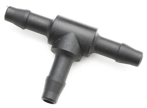 Trójnik plastikowy T na wąż 6x6x6mm Pa6