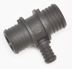 Trójnik plastikowy T na wąż 20x10x20mm Pa6