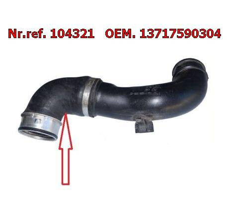 Rura turbo BMW 1 E88 135i 13717590304