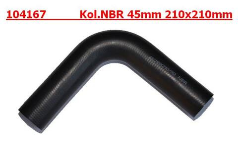 Kolanko gumowe olejoodporne NBR-AR 45mm 210x210mm